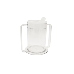 Sammons Adaptive Clear 2 Handle 12oz Mug