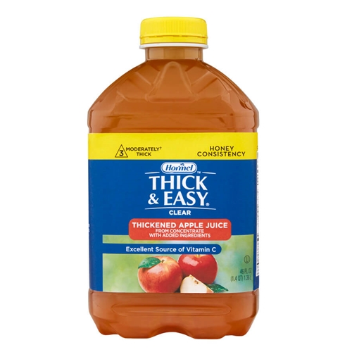 Thick Easy® Clear Apple Juice Level Moderately Thick, Honey