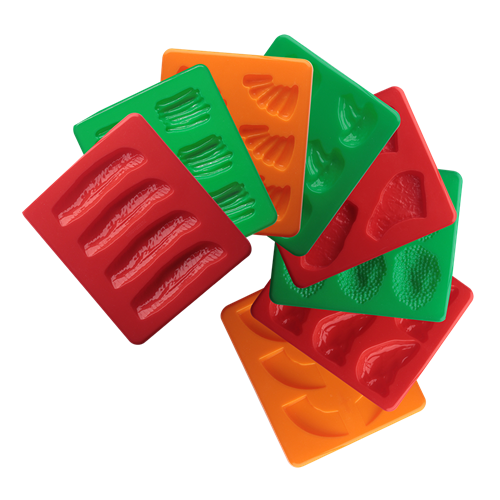 Puree Food Molds Silicone Rubber Fish Fillet Mold - 11 1/4L x 9 1/2W x 1H